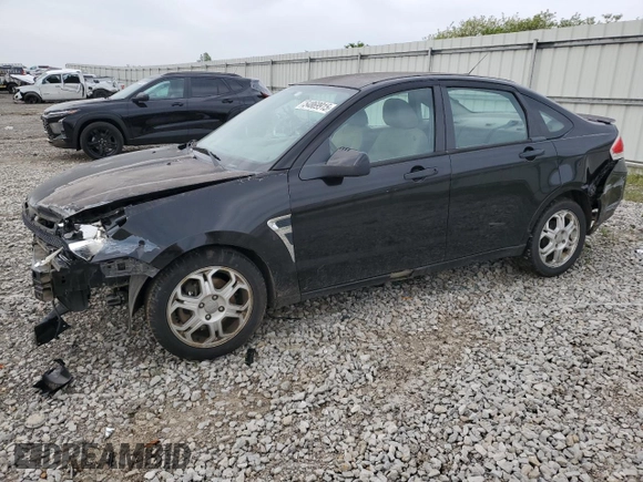 2008 Ford Focus SE with VIN 1FAHP35N38W193540, listed as a Copart auction lot 54869915 with 228,193 mi miles and Salvage Title. Bid and sale history available at DreamBid. Image 1.