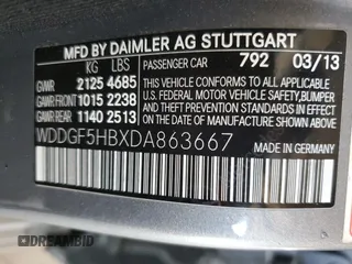 2013 Mercedes-Benz C 350 Sport with VIN WDDGF5HBXDA863667, listed as a Copart auction lot 88227225 with 79,624 mi miles and Salvage Title. Bid and sale history available at DreamBid. Image 12.