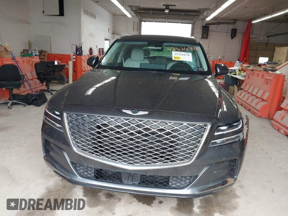 2023 Genesis GV80 with VIN KMUHBDSBXPU112470, listed as a IAAI auction lot 42326878 with 28,302 mi miles and . Bid and sale history available at DreamBid. Image 12.