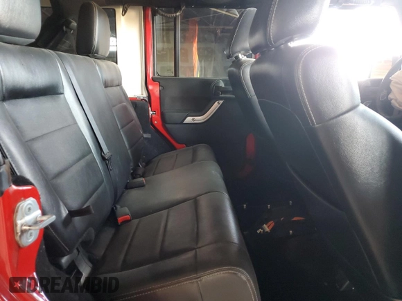 2012 Jeep Wrangler Unlimited Call of Duty MW3 with VIN 1C4BJWFGXCL225459, listed as a Copart auction lot 60699895 with 98,196 mi miles and Salvage title. Bid and sale history available at DreamBid. Image 10.