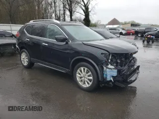 2018 Nissan Rogue SV with VIN KNMAT2MV2JP525194, listed as a Copart auction lot 52134855 with 77,722 mi miles and Salvage Title. Bid and sale history available at carsss.com. Image 4.