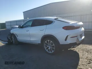2021 BMW X6 xDrive40i with VIN 5UXCY6C08M9E54309, listed as a Copart auction lot 48545025 with 0 mi miles and Salvage Title. Bid and sale history available at carsss.com. Image 2.