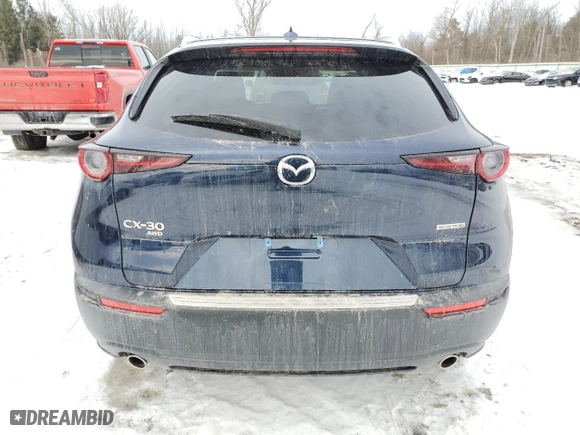 2024 Mazda CX-30 2.5 S Premium Package with VIN 3MVDMBDM4RM689371, listed as a Copart auction lot 46075845 with 3,193 mi miles and Salvage Title. Bid and sale history available at carsss.com. Image 6.