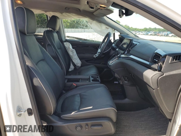 2022 Honda Odyssey Elite with VIN 5FNRL6H91NB022604, listed as a Copart auction lot 60165615 with 51,557 mi miles and Salvage title. Bid and sale history available at DreamBid. Image 7.