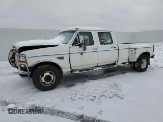 1997 Ford F-350 with VIN 1FTJW35F2VEA37787, listed as a Copart auction lot 86961024 with 282,389 mi miles and Salvage Title. Bid and sale history available at DreamBid. Image 1.