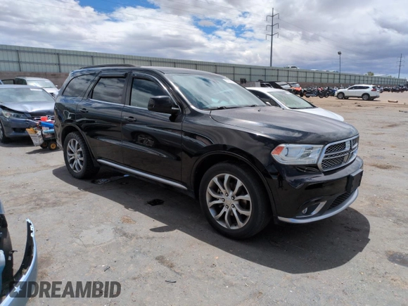 2017 Dodge Durango SXT with VIN 1C4RDHAG7HC740824, listed as a Copart auction lot 57552105 with 132,870 mi miles and Salvage title. Bid and sale history available at DreamBid. Image 4.