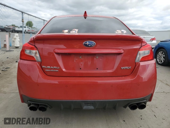 2018 Subaru WRX Limited with VIN JF1VA1L69J8827531, listed as a Copart auction lot 53642785 with 169,458 mi miles and Salvage Title. Bid and sale history available at carsss.com. Image 6.