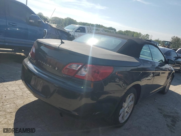 2008 Chrysler Sebring Touring with VIN 1C3LC55RX8N573144, listed as a Copart auction lot 68868864 with 158,689 mi miles and Salvage Title. Bid and sale history available at carsss.com. Image 3.