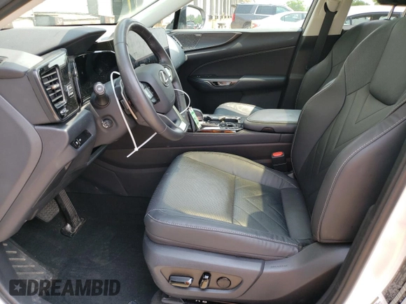 2024 Lexus NX 350h Luxury with VIN 2T2HKCEZ3RC020084, listed as a Copart auction lot 59913055 with 35,979 mi miles and Salvage title. Bid and sale history available at DreamBid. Image 7.