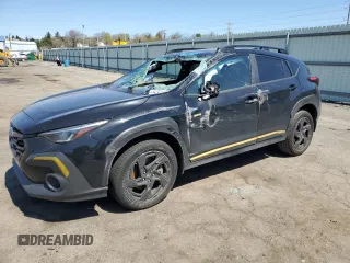 2024 Subaru Crosstrek Special Sports с VIN 4S4GUHF69R3841335, выставлен на аукционе Copart как лот 53424145 с пробегом 7 366 миль миль и Списание • Salvage title. История ставок и продаж доступна на DreamBid. Изображение 1.