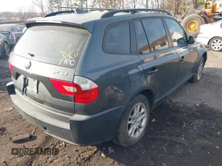 2004 BMW X3 2.5i with VIN WBXPA73474WB26979, listed as a IAAI auction lot 41647877 with 999,999 mi miles. Bid and sale history available at carsss.com. Image 4.