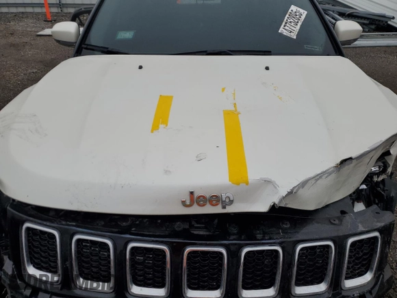 2021 Jeep Compass Limited with VIN 3C4NJDCB9MT544254, listed as a Copart auction lot 47752895 with 35,197 mi miles and Salvage Title. Bid and sale history available at carsss.com. Image 12.