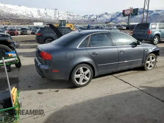 2005 Audi A4 3.2L with VIN WAUDG78E35A545002, listed as a Copart auction lot 87471044 with 148,280 mi miles and Salvage Title. Bid and sale history available at carsss.com. Image 3.