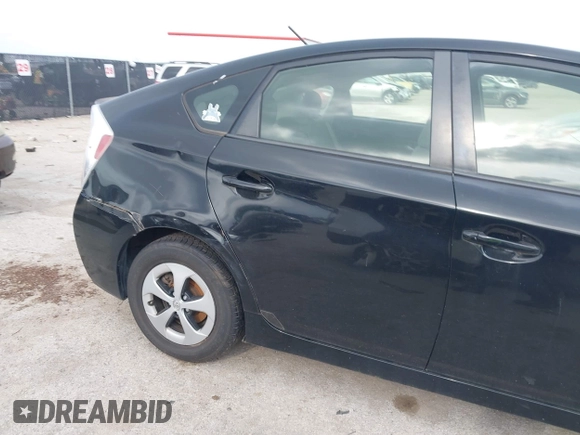 2013 Toyota Prius One with VIN JTDKN3DU3D0340452, listed as a IAAI auction lot 42141584 with 154,187 mi miles. Bid and sale history available at carsss.com. Image 6.