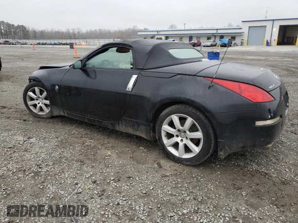 2005 Nissan 350Z Touring with VIN JN1AZ36A15M750103, listed as a Copart auction lot 44375825 with 184,550 mi miles and Salvage title. Bid and sale history available at DreamBid. Image 2.