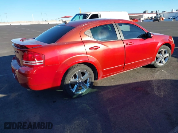 2008 Dodge Avenger R/T with VIN 1B3LC76M18N613980, listed as a IAAI auction lot 41633997 with 139,906 mi miles and . Bid and sale history available at carsss.com. Image 4.