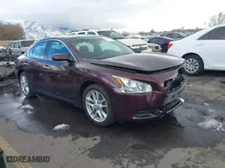 2014 Nissan Maxima 3.5 SV w/Sport Pkg with VIN 1N4AA5AP4EC458453, listed as a IAAI auction lot 41818852 with 146,501 mi miles. Bid and sale history available at carsss.com. Image 1.