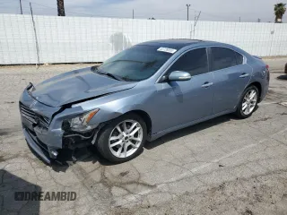 2010 Nissan Maxima SV with VIN 1N4AA5APXAC852534, listed as a Copart auction lot 52728955 with 122,963 mi miles and Salvage title. Bid and sale history available at DreamBid. Image 1.