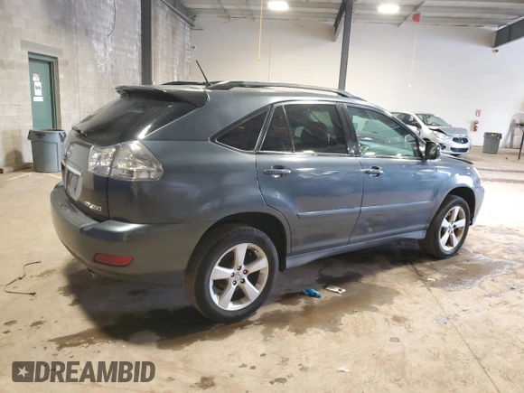 2007 Lexus RX 350 with VIN 2T2HK31U37C038446, listed as a Copart auction lot 53703645 with 189,289 mi miles and Salvage Title. Bid and sale history available at carsss.com. Image 3.
