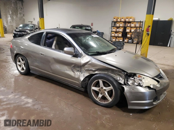 2003 Acura RSX with VIN JH4DC54833C001506, listed as a Copart auction lot 57730144 with 154,206 mi miles and Salvage Title. Bid and sale history available at carsss.com. Image 4.