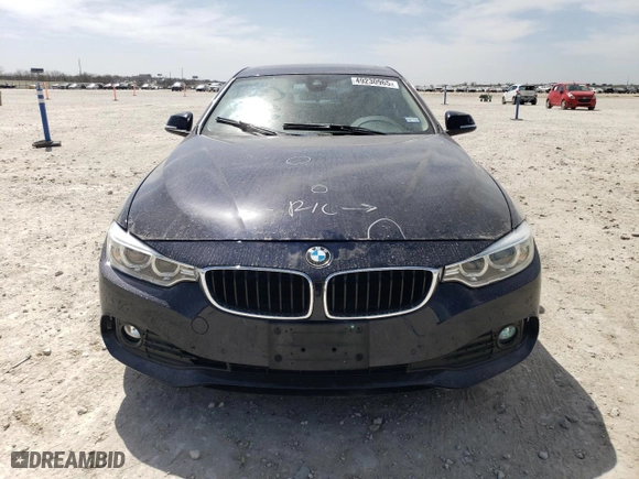2015 BMW 4 Series 435i with VIN WBA4B1C52FD955115, listed as a Copart auction lot 49230965 with 91,383 mi miles and Salvage Title. Bid and sale history available at carsss.com. Image 5.