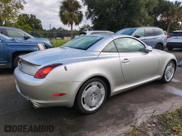 2002 Lexus SC with VIN JTHFN48Y120025049, listed as a Copart auction lot 73959564 with Not Provided miles and Non Repairable. Bid and sale history available at carsss.com. Image 3.
