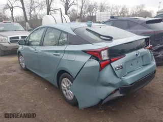 2022 Toyota Prius L Eco with VIN JTDKAMFU4N3164963, listed as a IAAI auction lot 41859931 with 5,118 mi miles. Bid and sale history available at carsss.com. Image 3.