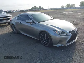 2015 Lexus RC 350 F Sport with VIN JTHHE5BC4F5007133, listed as a IAAI auction lot 42545921 with 92,523 mi miles and . Bid and sale history available at DreamBid. Image 1.