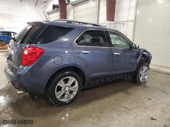2013 Chevrolet Equinox LTZ with VIN 2GNFLGE34D6207136, listed as a Copart auction lot 47862685 with 124,654 mi miles and Salvage Title. Bid and sale history available at carsss.com. Image 3.