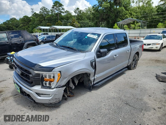 2021 Ford F-150 XL with VIN 1FTFW1E84MKD35382, listed as a Copart auction lot 63413675 with Not provided miles and Salvage title. Bid and sale history available at DreamBid. Image 1.