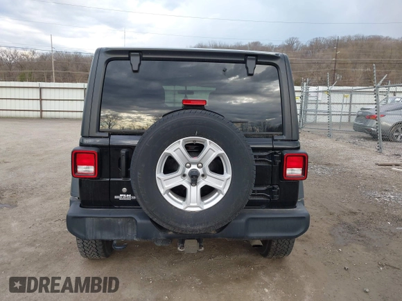 2018 Jeep Wrangler Unlimited Sport с VIN 1C4HJXDGXJW189576, выставлен на аукционе IAAI как лот 41906106 с пробегом 60 463 миль миль и . История ставок и продаж доступна на DreamBid. Изображение 16.