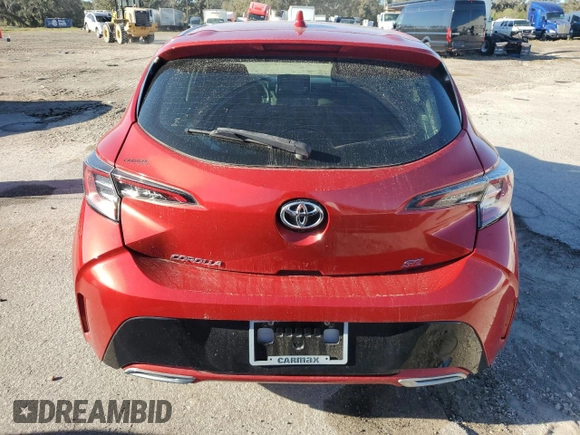 2021 Toyota Corolla Hatchback SE with VIN JTND4MBE6M3120200, listed as a Copart auction lot 78694934 with 45,571 mi miles and Non Repairable. Bid and sale history available at carsss.com. Image 6.
