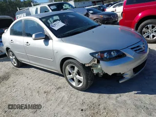 2006 Mazda Mazda3 s Grand Touring with VIN JM1BK323X61524657, listed as a IAAI auction lot 41477120 with 135,685 mi miles. Bid and sale history available at carsss.com. Image 1.
