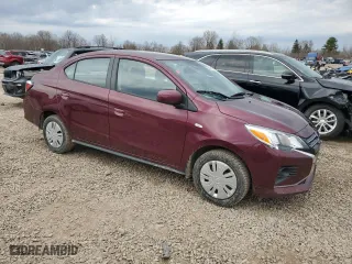 2024 Mitsubishi Mirage G4 ES with VIN ML32FUFJ4RHF00763, listed as a Copart auction lot 52676475 with 37,606 mi miles and Salvage Title. Bid and sale history available at carsss.com. Image 4.