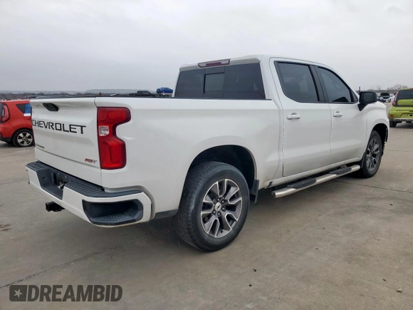 2021 Chevrolet Silverado 1500 RST with VIN 1GCPWDED7MZ122954, listed as a Copart auction lot 47548805 with 53,460 mi miles and Clean Title. Bid and sale history available at carsss.com. Image 3.
