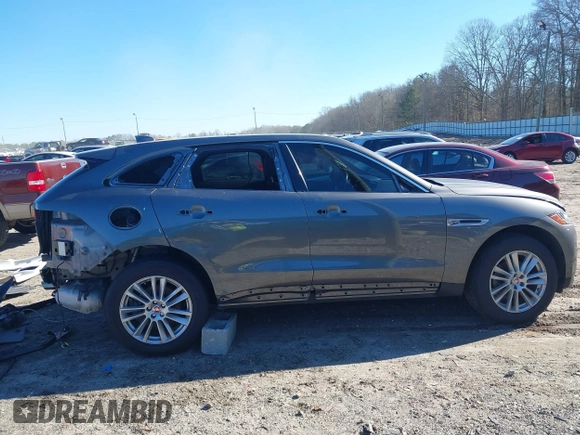 2018 Jaguar F-Pace 25t Prestige with VIN SADCK2FXXJA326749, listed as a IAAI auction lot 41292506 with 34,643 mi miles and . Bid and sale history available at DreamBid. Image 14.