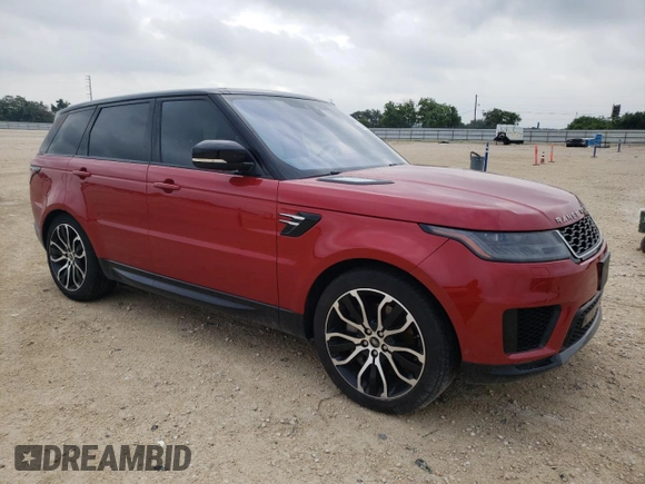 2018 Land Rover Range Rover Sport HSE with VIN SALWR2RV9JA199161, listed as a Copart auction lot 55486875 with 82,391 mi miles and Clean Title. Bid and sale history available at carsss.com. Image 4.
