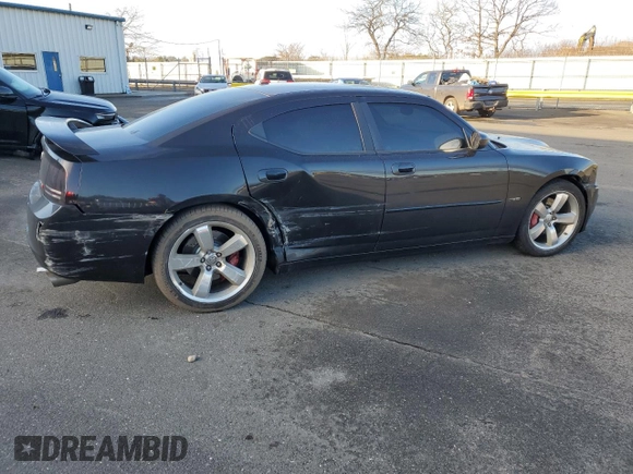 2006 Dodge Charger SRT-8 with VIN 2B3LA73W36H369475, listed as a Copart auction lot 43774705 with 130,495 mi miles and Salvage Title. Bid and sale history available at DreamBid. Image 3.