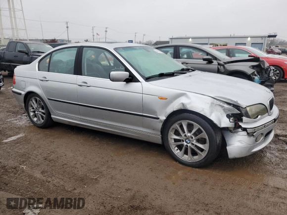 2003 BMW 3 Series 330xi with VIN WBAEW53413PG10291, listed as a Copart auction lot 86694294 with 291,542 mi miles and Salvage Title. Bid and sale history available at carsss.com. Image 4.