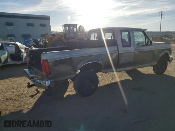 1993 Ford F-150 with VIN 1FTEX14Y1PKA34020, listed as a Copart auction lot 85978374 with 238,895 mi miles and Salvage Title. Bid and sale history available at carsss.com. Image 3.