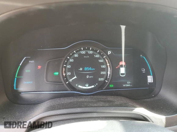 2018 Hyundai Ioniq Limited z VIN KMHC75LD8JU060649, wystawiony jako Copart lot #55171935 z przebiegiem 141 944 mil mil oraz Szkoda całkowita • Salvage title. Historia ofert i sprzedaży dostępna na DreamBid. Obrazek 9.