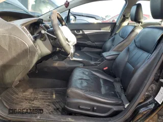 2015 Honda Civic Sedan EX-L with VIN 19XFB2F98FE027873, listed as a Copart auction lot 51871725 with 131,668 mi miles and Salvage Title. Bid and sale history available at carsss.com. Image 7.