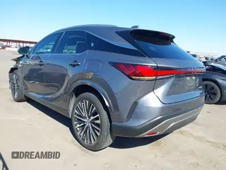 2023 Lexus RX with VIN 2T2BAMBA1PC015931, listed as a IAAI auction lot 41611538 with 17,240 mi miles. Bid and sale history available at carsss.com. Image 3.