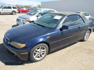 2004 BMW 3 Series 325Ci with VIN WBABW33404PL27967, listed as a IAAI auction lot 41920527 with 86,828 mi miles. Bid and sale history available at carsss.com. Image 2.