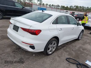 2022 Audi A3 Premium with VIN WAUAUDGY2NA033799, listed as a IAAI auction lot 41347881 with 46,067 mi miles. Bid and sale history available at carsss.com. Image 4.