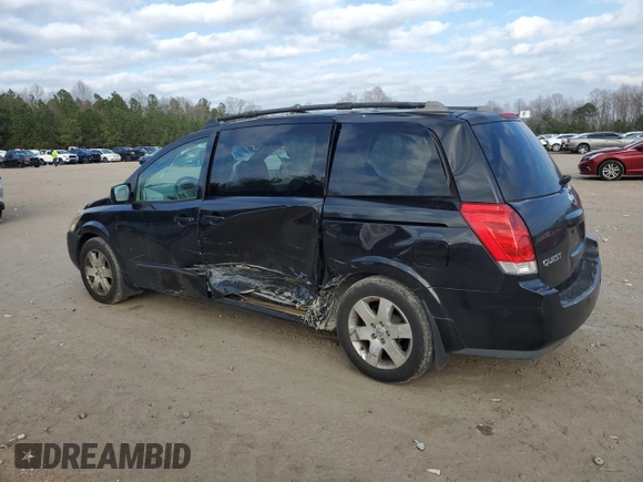 2005 Nissan Quest SE with VIN 5N1BV28U85N137125, listed as a Copart auction lot 85055754 with 207,201 mi miles and Salvage Title. Bid and sale history available at carsss.com. Image 2.
