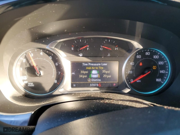 2023 Chevrolet Traverse LT Cloth with VIN 1GNEVGKW7PJ138650, listed as a Copart auction lot 43561375 with 37,073 mi miles and Salvage Title. Bid and sale history available at carsss.com. Image 9.