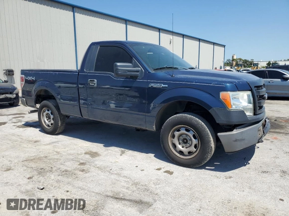 2013 Ford F-150 XL with VIN 1FTMF1EM0DKG19502, listed as a Copart auction lot 52917355 with 164,751 mi miles and Salvage Title. Bid and sale history available at carsss.com. Image 4.