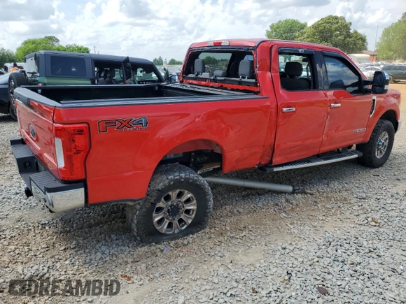2017 Ford F-250 Lariat with VIN 1FT7W2BT9HED98646, listed as a Copart auction lot 55220645 with 100,693 mi miles and Salvage title. Bid and sale history available at DreamBid. Image 3.