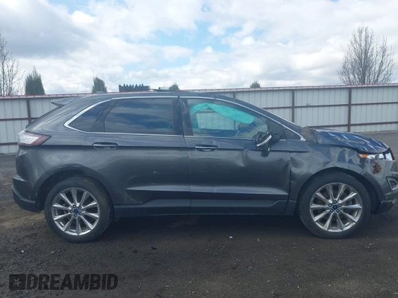 2017 Ford Edge Titanium with VIN 2FMPK4K90HBC22281, listed as a IAAI auction lot 41942400 with 82,111 mi miles. Bid and sale history available at carsss.com. Image 14.